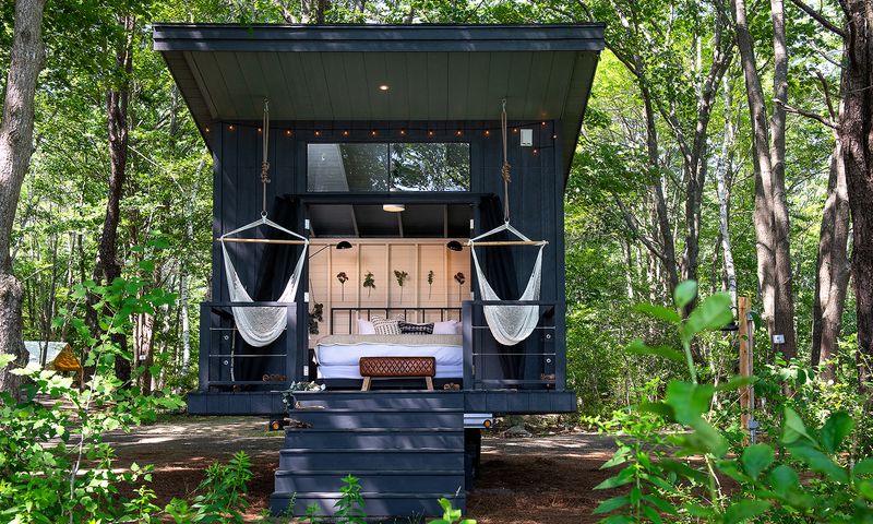 Wes-Anderson-Style Glamping at Sandy Pines Campground (Kennebunkport, Maine)