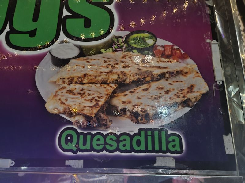 Chorizo Quesadilla With Red Salsa