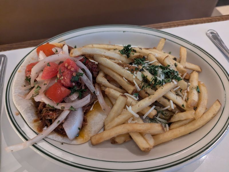 Gyro Plate With Hand Cut Fries
