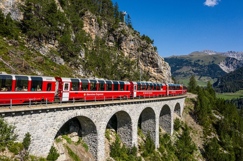 Bernina Express — Alpine Panorama & Festive Views (Switzerland to Italy)
