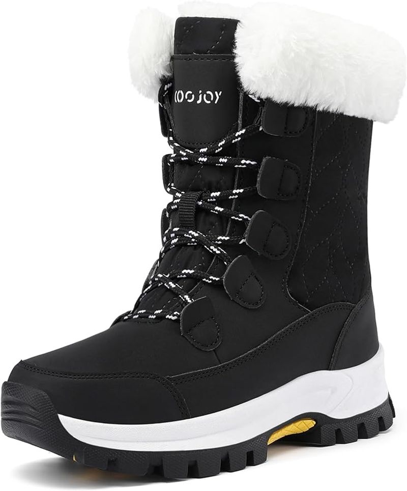 COOJOY Womens Winter Snow Boots