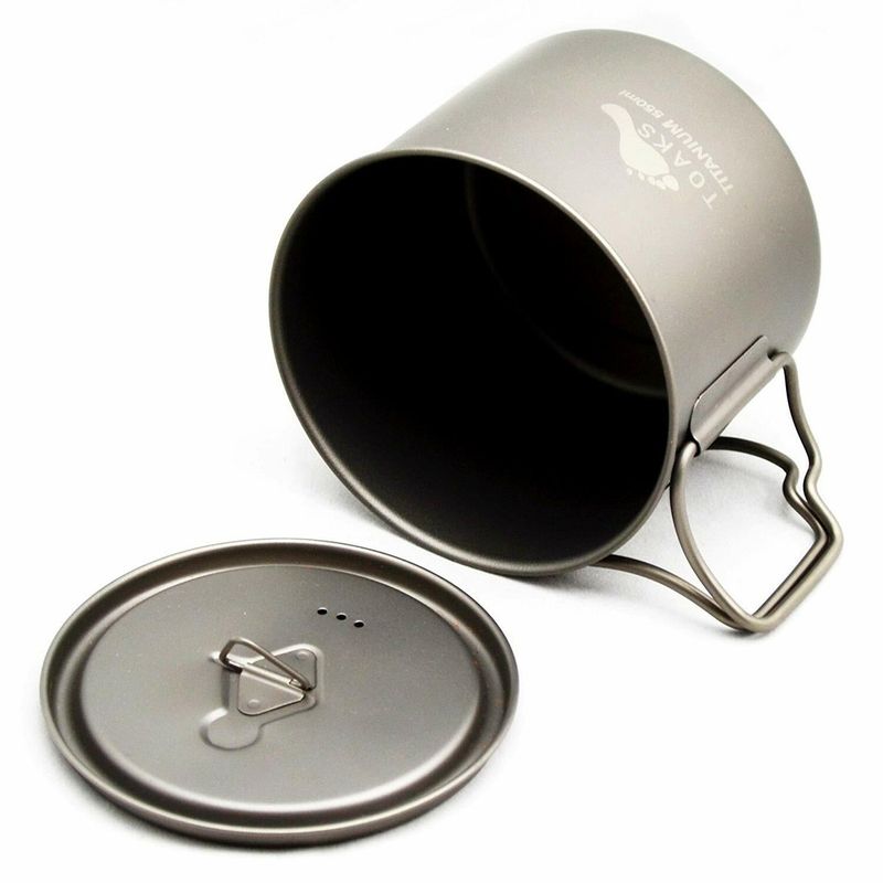 TOAKS Ultralight Titanium 550 ml Pot (60 g, pot only)