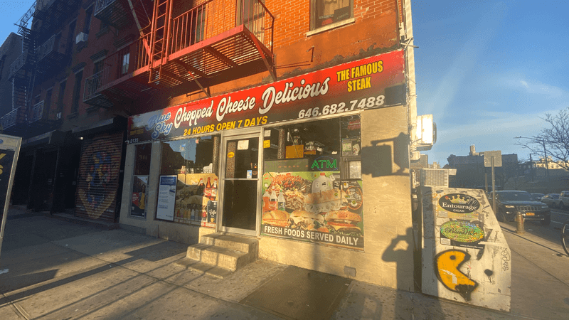The Chopped Cheese at Blue Sky Deli (Hajji's), Harlem