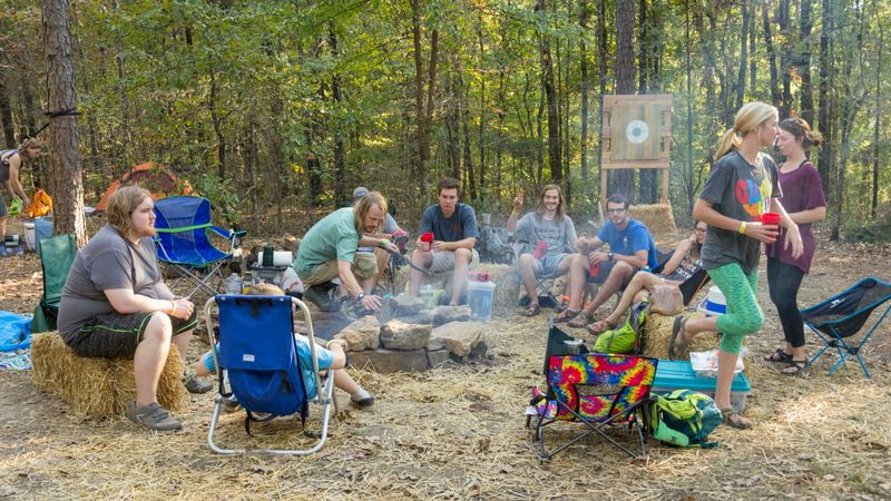 Camping at Jamestown Crag