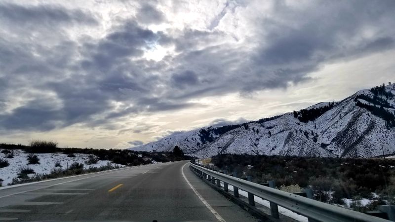 Avalanche Alley on Idaho 21 near Banner Summit