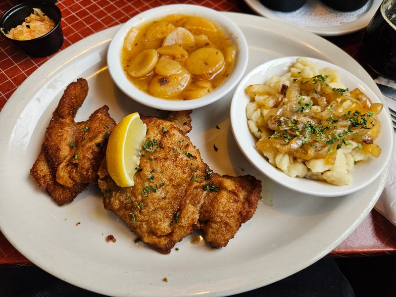 Jägerschnitzel with Mushroom Gravy