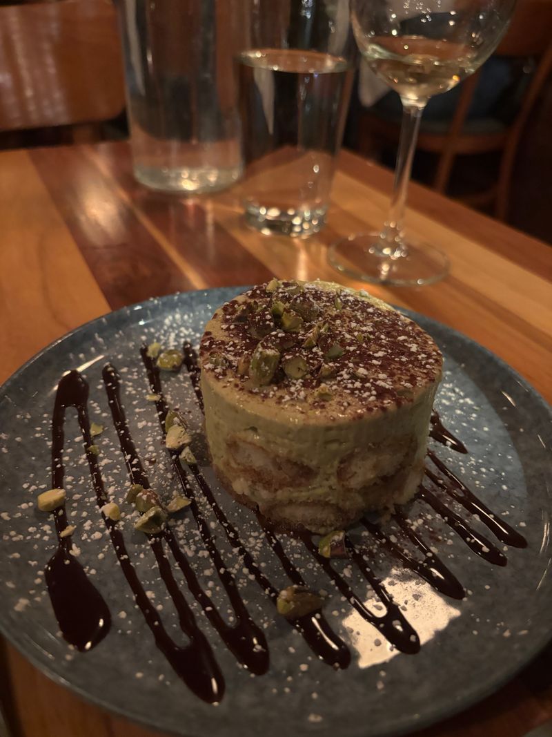 Pistachio Tiramisu And Olive Oil Cake