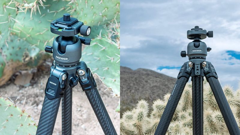Neewer LiteTrip LT38 Carbon Fiber Travel Tripod