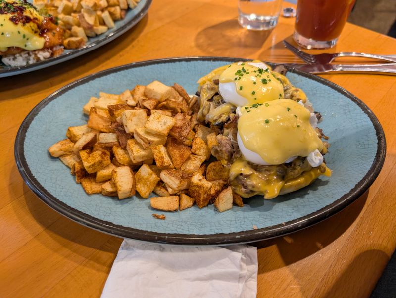 Bacon Cheddar Hash Stack