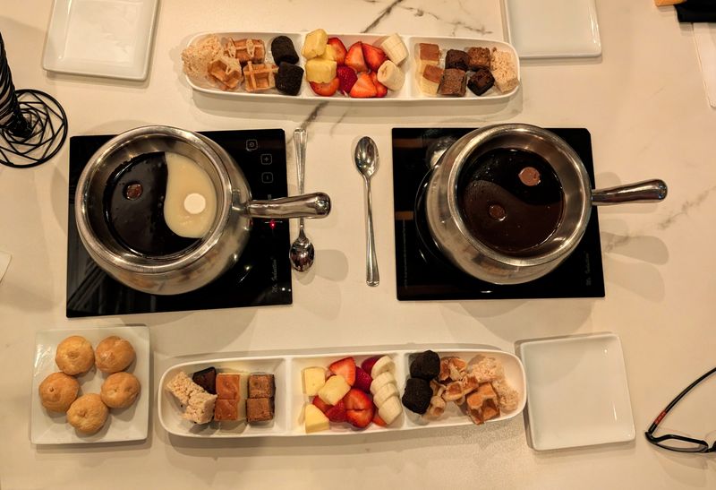 Decadent Chocolate Fondue Endings
