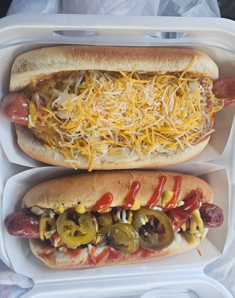Larry’s Classic Chili Cheese Dog