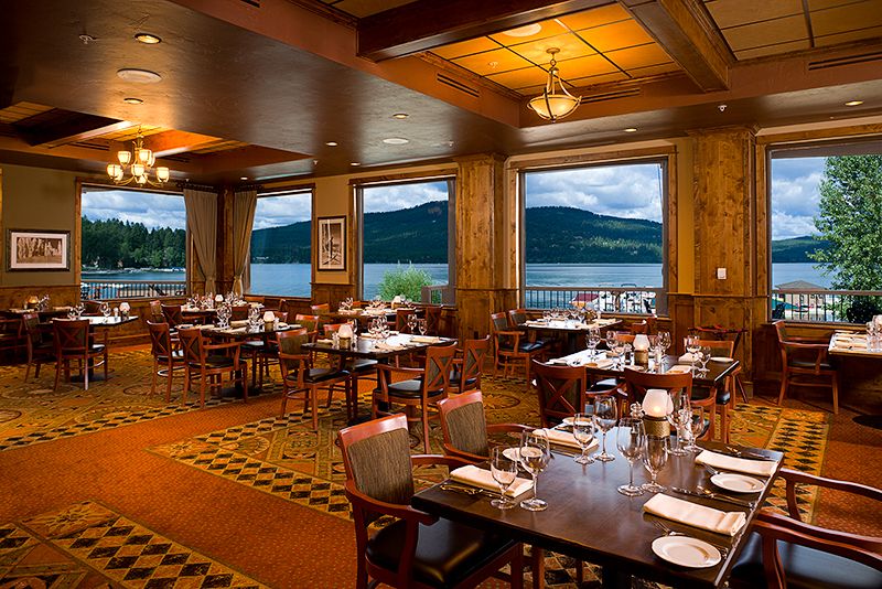 The Boat Club Restaurant (Whitefish) - Lakefront dining with a 32 oz tomahawk for two