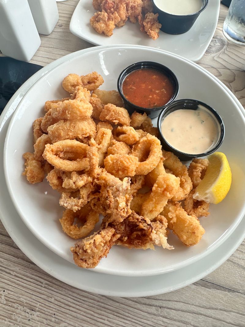 Fried Calamari With Pepper Rings