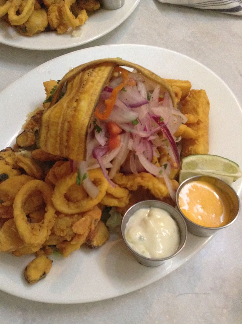 Yuca Frita with Huancaina