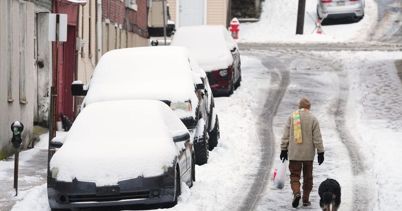 Snow, squalls, and ice hazards