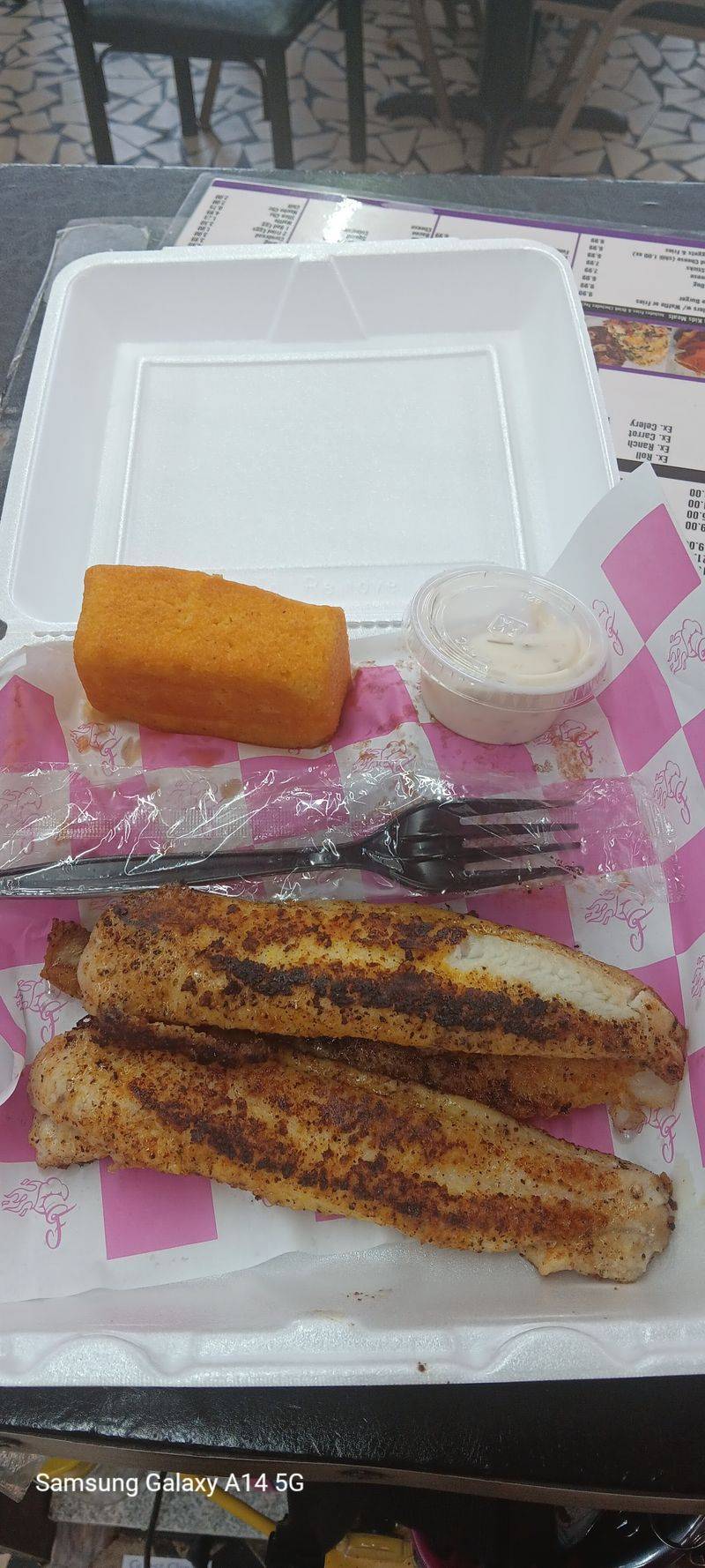 Fried Fish and Shrimp Combo With Sides