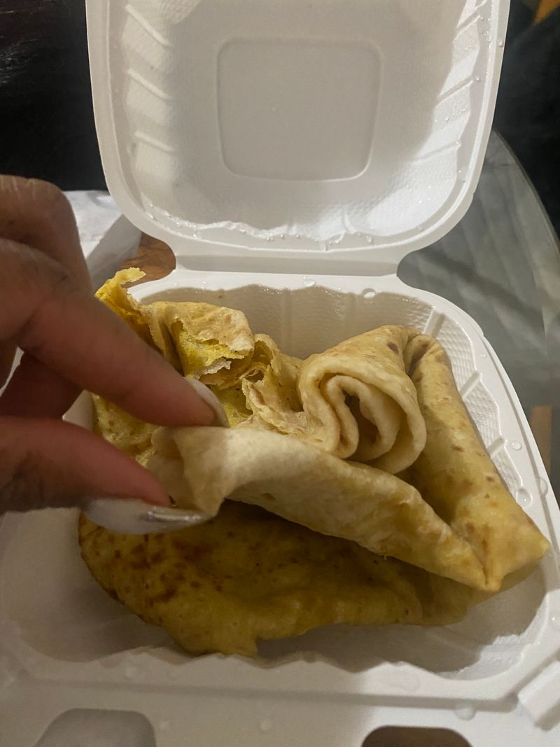 Curry Goat Roti