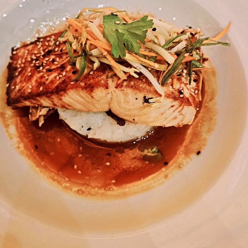 Teriyaki Salmon With Sticky Rice