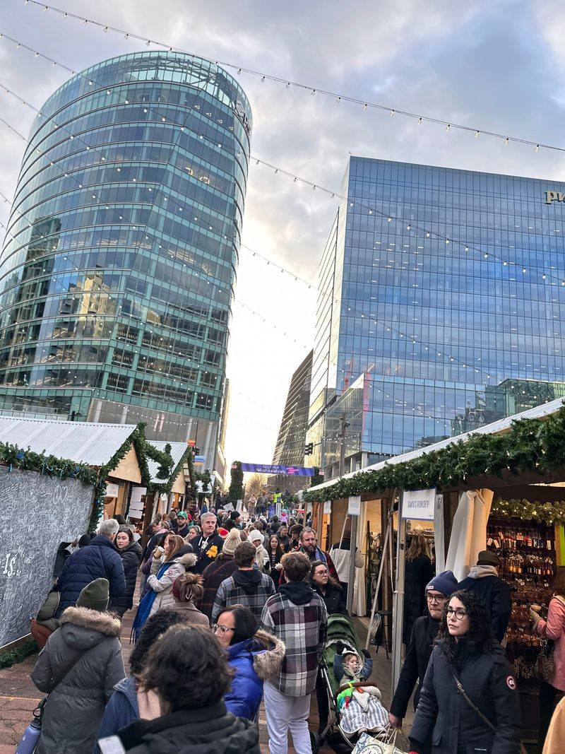 Snowport Holiday Market in Boston, Massachusetts