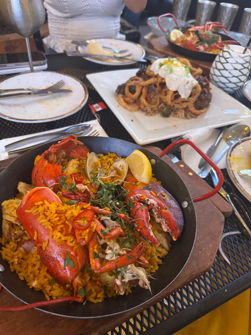 Seafood Paella Andina