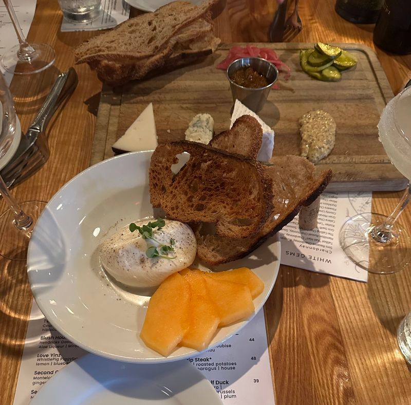 Burrata With Prosciutto and Fig Mostarda