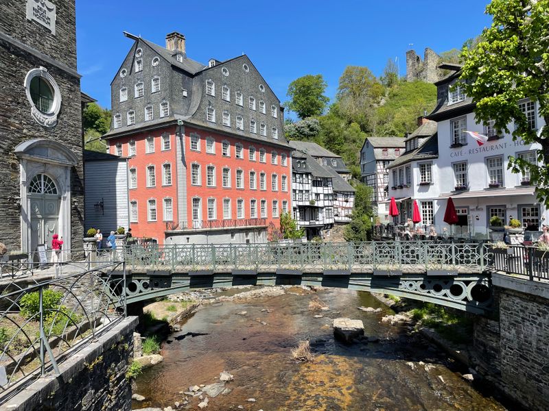 Monschau (North Rhine-Westphalia) - cobbles, half-timber, and the Rur River