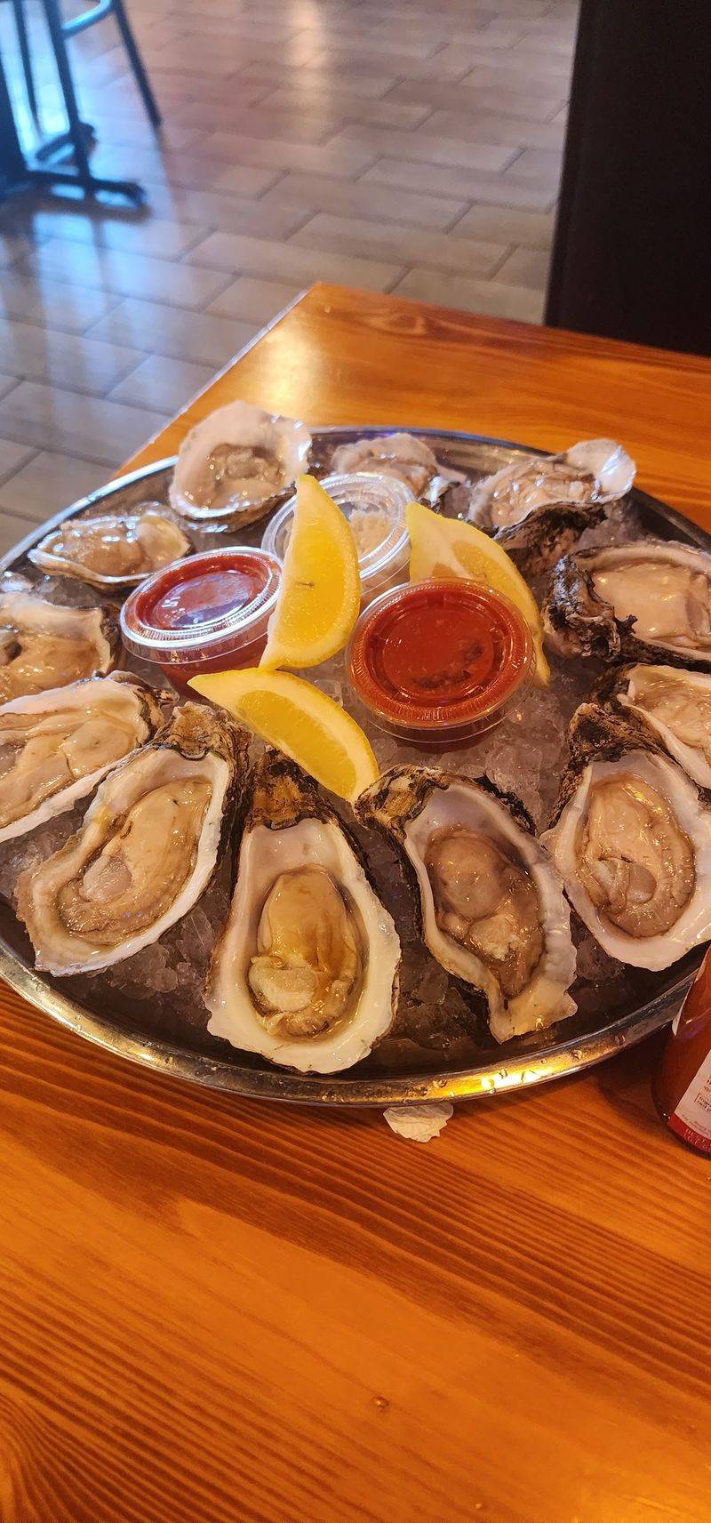 Steamed Oysters with Cajun Kick