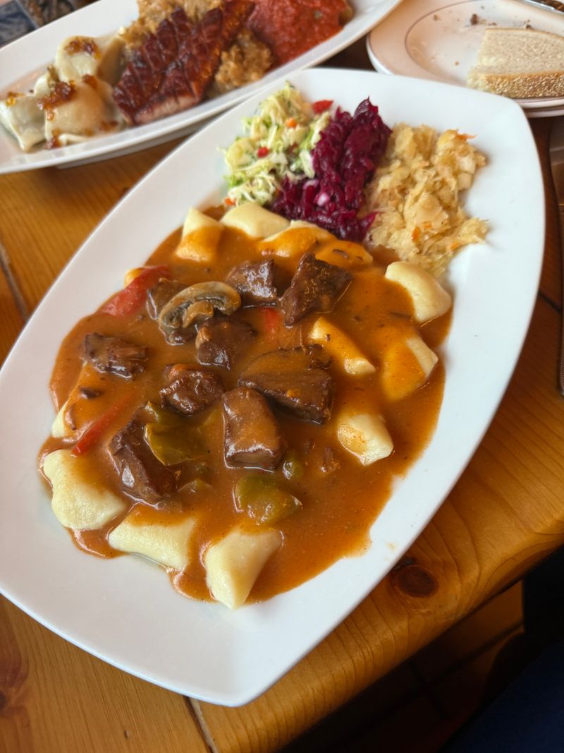 Sauerkraut and Mushroom Pierogi