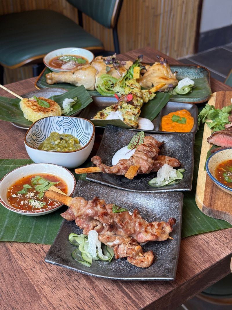 Grilled Skewers And Meats