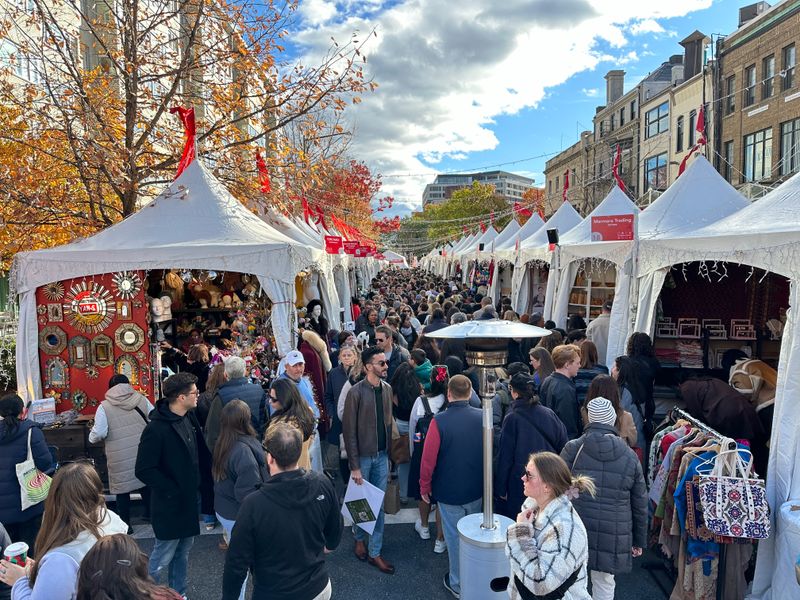 Georgetown Christmas Market in Washington, D.C.
