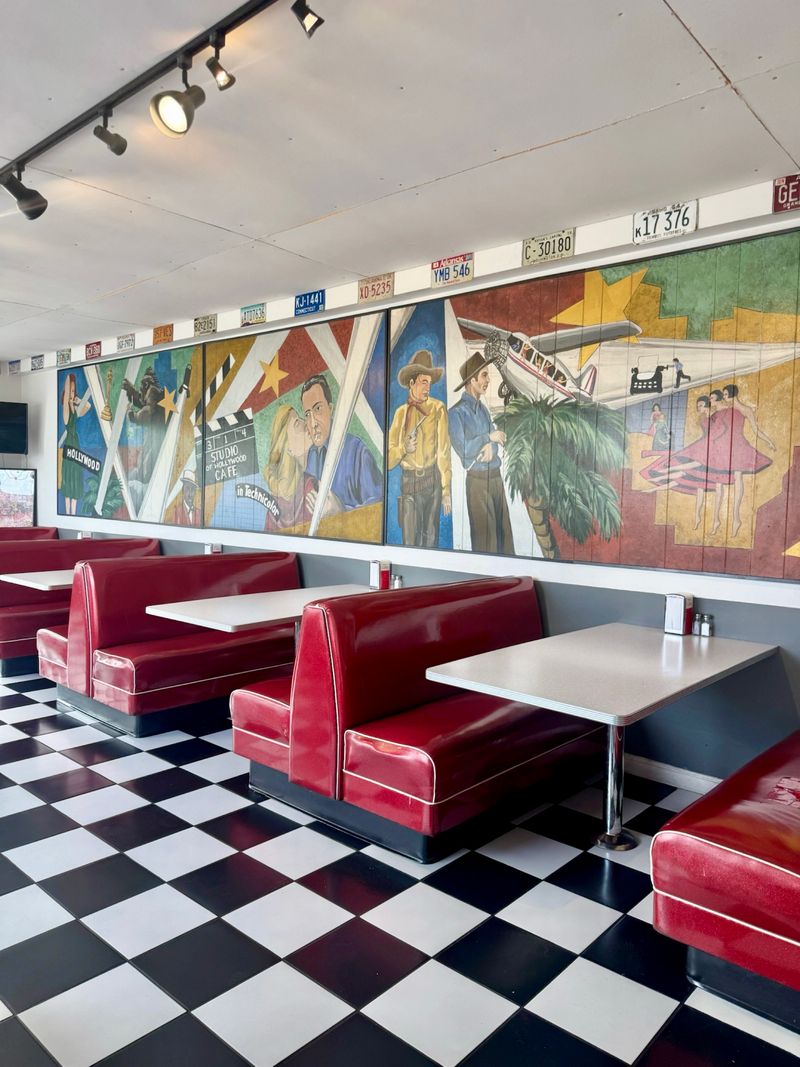 Patio Vibes And Old Hollywood Mural