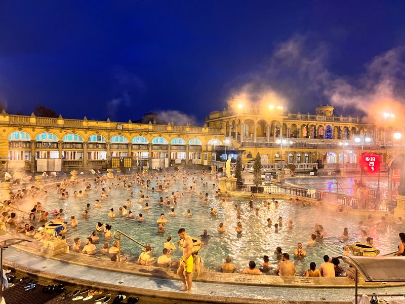 Budapest, Hungary — Thermal Baths and Social Scenes