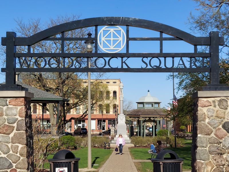Woodstock, Illinois: Cute town square energy and a famous movie connection