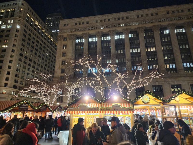 Christkindl Market in Chicago, Illinois