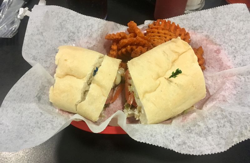 Catfish Po Boy With House Pickles