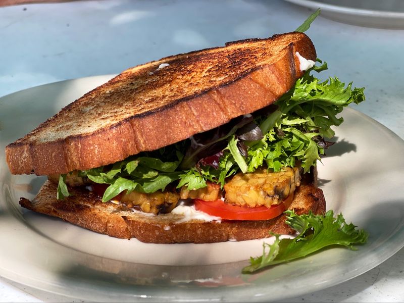 Buffalo Tofu Sandwich