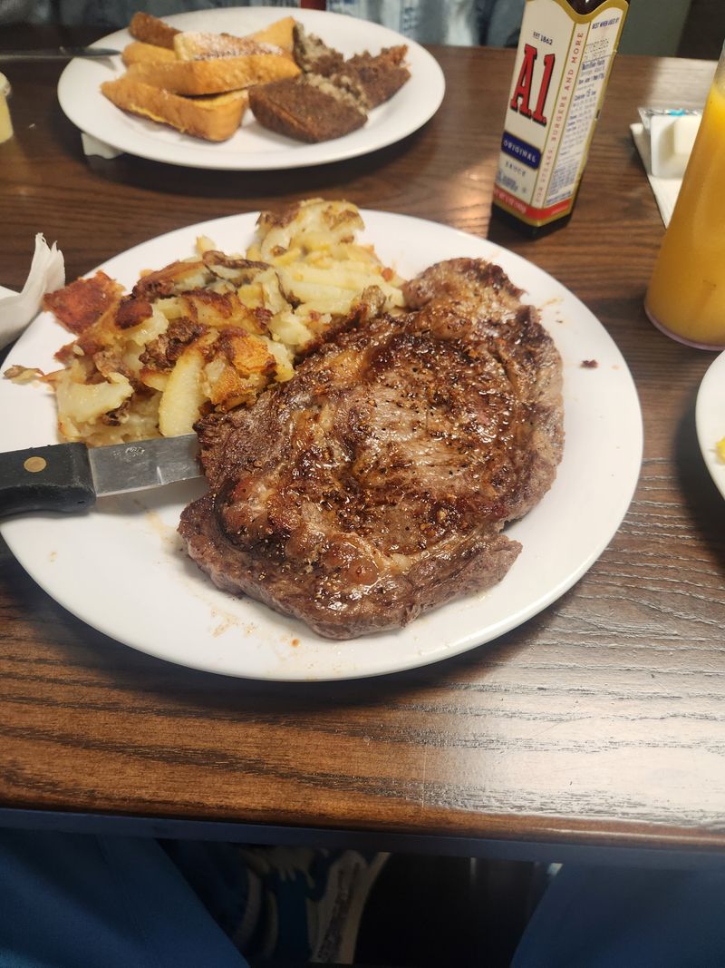 Country Fried Steak and Eggs