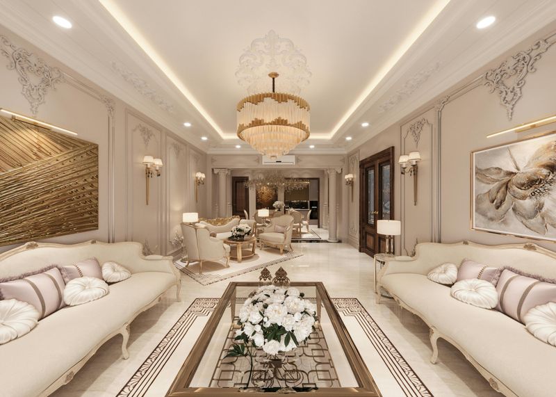 Stark, Minimalist, Instagram-Ready Living Rooms