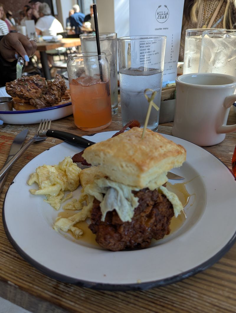 Hot Honey Chicken and Waffles