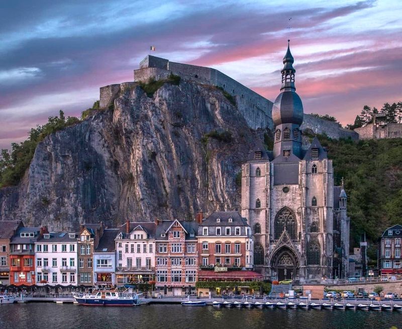 Dinant, Belgium - Riverside drama under a historic citadel