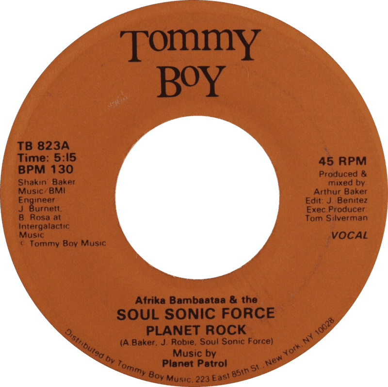 Planet Rock - Afrika Bambaataa & the Soulsonic Force (Instrumental) (1982)
