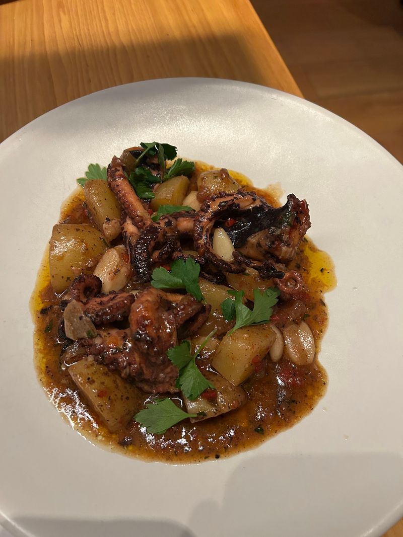 Octopus Salad With Potatoes And Olive