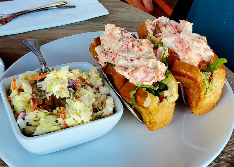 Lobster Roll With Bay Views