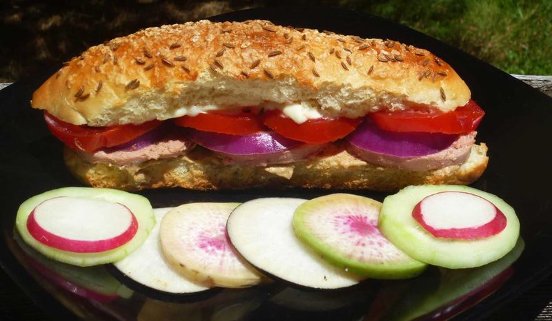 Liverwurst & Onion Sandwich