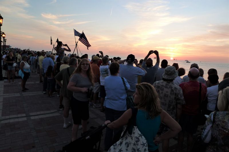 Join the Sunset Celebration at Mallory Square