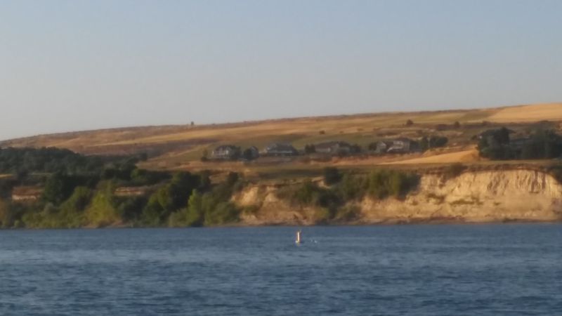 Picturesque Reservoir with Mountain Views