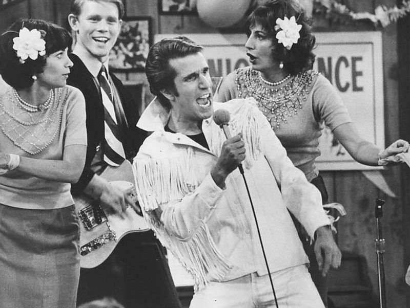 Hey baby, you're built! from The Fonz, Happy Days