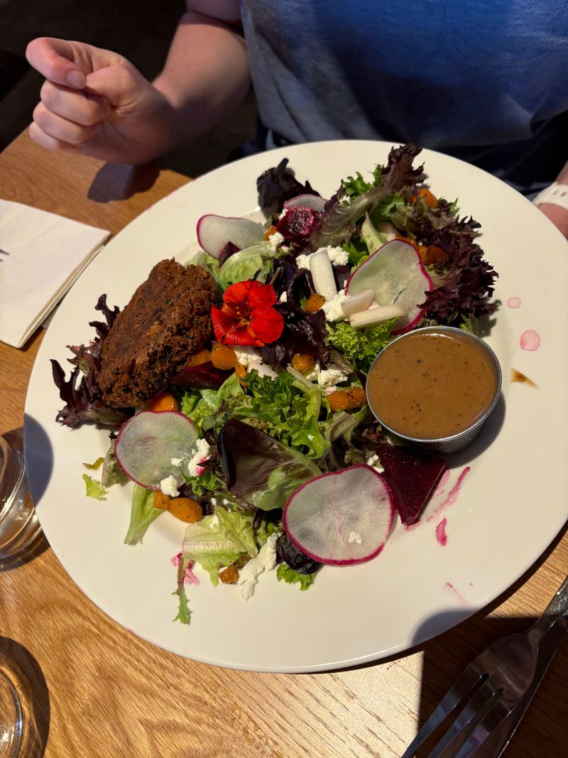 Local Greens Salad With Goat Cheese