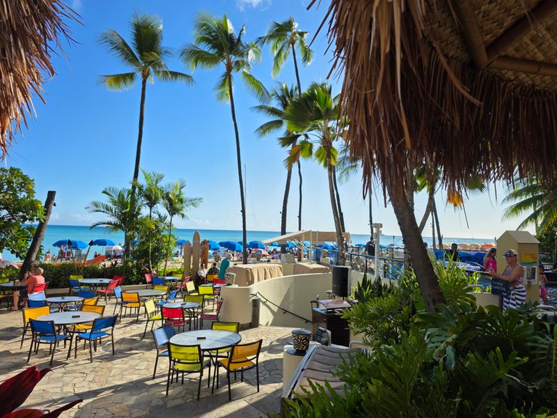 Oceanfront Patio Seating
