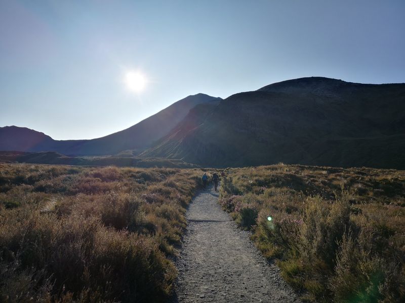 Sunrise Over Lava Fields